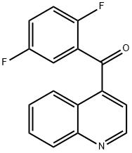 4-(2,5-Difluorobenzoyl)quinoline 구조식 이미지