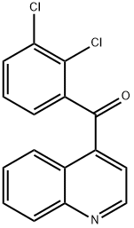 4-(2,3-Dichlorobenzoyl)quinoline Structure