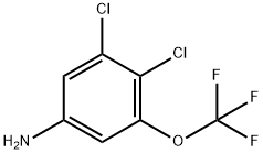 3,4-Dichloro-5-(trifluoromethoxy)aniline Structure