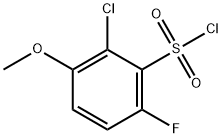 2-Chloro-6-fluoro-3-methoxybenzenesulfonylchloride Structure