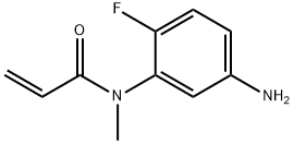 N-(5-amino-2-fluorophenyl)-N-methylacrylamide 구조식 이미지