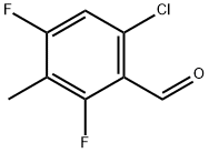 6-Chloro-2,4-difluoro-3-methylbenzaldehyde Structure