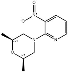 (2R,6S)-2,6-Dimethyl-4-(3-nitropyridin-2-yl)morpholine Structure