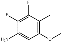 2,3-Difluoro-5-methoxy-4-methylaniline Structure
