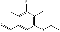 5-Ethoxy-2,3-difluoro-4-methylbenzaldehyde Structure