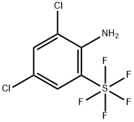 2,4-Dichloro-6-(pentafluorosulfur)aniline Structure