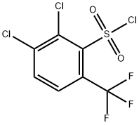 2,3-Dichloro-6-(trifluoromethyl)benzenesulfonylchloride 구조식 이미지