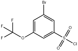 3-Bromo-5-(trifluoromethoxy)benzenesulfonylchloride Structure