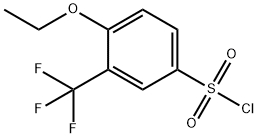 4-Ethoxy-3-(trifluoromethyl)benzenesulfonylchloride Structure