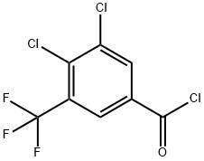 3,4-Dichloro-5-(trifluoromethyl)benzoyl chloride Structure