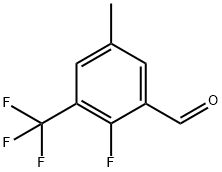 2-Fluoro-5-methyl-3-(trifluoromethyl)benzaldehyde Structure