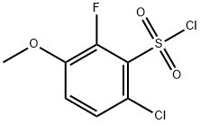 6-Chloro-2-fluoro-3-methoxybenzenesulfonylchloride Structure