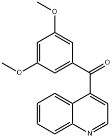 4-(3,5-Dimethoxybenzoyl)quinoline 구조식 이미지