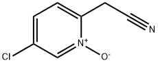 5-Chloro-2-(cyanomethyl)pyridine 1-oxide Structure