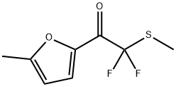 Ethanone, 2,2-difluoro-1-(5-methyl-2-furanyl)-2-(methylthio)- (9CI) 구조식 이미지