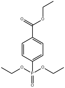 4-(DIETHOXY-PHOSPHORYL)-벤조산에틸에스테르 구조식 이미지
