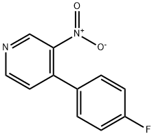 3-NITRO-4-(4'-FLUOROPHENYL) PYRIDINE Structure