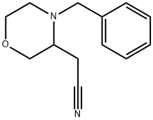 4-BENZYL-3-CYANOMETHYLMORPHOLINE 구조식 이미지