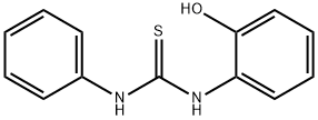 N-(2-히드록시페닐)-N'-페닐티오우레아 구조식 이미지