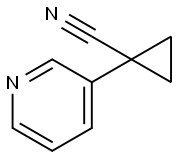 Cyclopropanecarbonitrile, 1-(3-pyridinyl)- (9CI) Structure