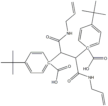 O,O'-BIS(4-TERT-BUTYLBENZOYL)-N,N'-DIALLYL-L-TARTARDIAMIDE Structure