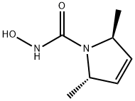 1H-Pyrrole-1-carboxamide,2,5-dihydro-N-hydroxy-2,5-dimethyl-,(2S-trans)-(9CI) 구조식 이미지