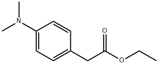 벤젠아세트산,4-(diMethylaMino)-,에틸에스테르 구조식 이미지