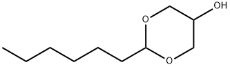 2-hexyl-1,3-dioxan-5-ol Structure