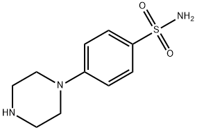 벤젠술폰아미드,4-(1-피페라지닐)- 구조식 이미지