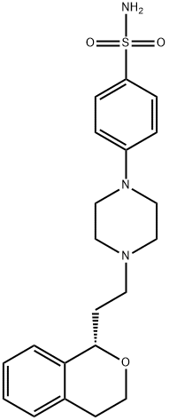 170858-33-0 Benzenesulfonamide, 4-(4-(2-(3,4-dihydro-1H-2-benzopyran-1-yl)ethyl)-1 -piperazinyl)-, (S)-