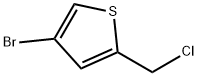 4-bromo-2-(chloromethyl)thiophene Structure