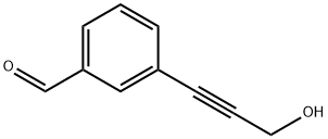 3-(3-HYDROXY-PROP-1-YNYL)-BENZALDEHYDE 구조식 이미지