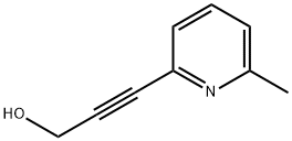 2-Propyn-1-ol, 3-(6-methyl-2-pyridinyl)- (9CI) 구조식 이미지