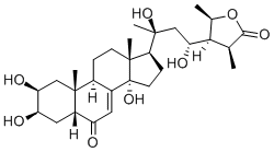 Cyasterone Structure