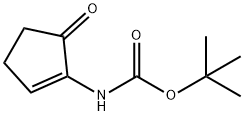 Carbamic acid, (5-oxo-1-cyclopenten-1-yl)-, 1,1-dimethylethyl ester (9CI) Structure
