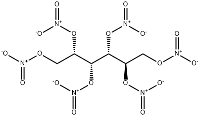 D-glucitol hexanitrate  Structure