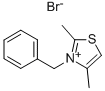 2,4-DIMETHYL-3-BENZYL-THIAZOLIUM BROMIDE Structure