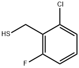 2-CHLORO-6-FLUOROBENZYLTHIOL 구조식 이미지