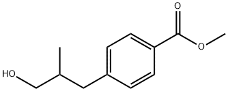 Benzoic acid, 4-(3-hydroxy-2-methylpropyl)-, methyl ester (9CI) Structure