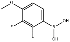 2,3-Difluoro-4-methoxyphenylboronic acid Structure