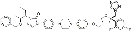 O-Benzyl Posaconazole Structure