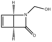 2-Azabicyclo[2.2.0]hex-5-en-3-one,2-(hydroxymethyl)-,(1R)-(9CI) Structure