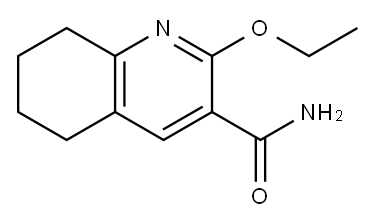 2-Ethoxy-5,6,7,8-tetrahydroquinoline-3-carboxamide Structure