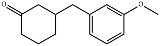 3-[(3-METHOXYPHENYL)METHYL]CYCLOHEXANONE Structure