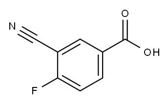 3-Cyano-4-fluorobenzoic acid Structure