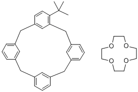 4-TERT-BUTYL-CALIX[4]ARENE-CROWN-4-COMPLEX Structure
