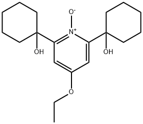 4-에톡시-2,6-비스(1-하이드록시사이클로헥실)피리딘1-옥사이드 구조식 이미지
