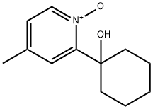 2-(1-하이드록시사이클로헥실)-4-메틸피리딘1-옥사이드 구조식 이미지
