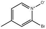 2-Bromo-4-methylpyridine N-oxide Structure