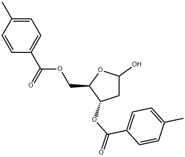 2-DEOXY-5-O-(4-페닐벤조일)-D-에리스로-펜토푸라노스 구조식 이미지